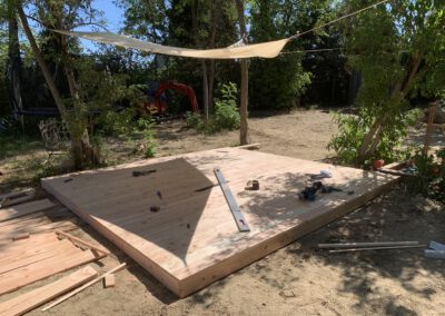 Terrassendeck aus Douglasie