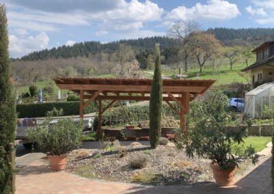 Carport mit Ziegeleindeckung
